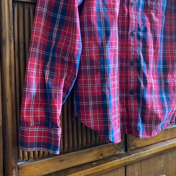 Gap Men’s Long Sleeved Plaid Shirt - Picture 6 of 13